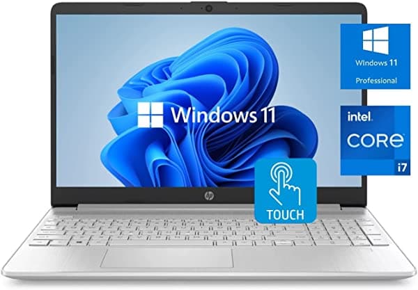 Laptop Hp Con Pantalla Táctil Full Hd De 17.3 Pulgadas Procesador Intel Core I7-1165G7 128 Gb Ddr4 Ram 8 Tb Ssd + 3 Tb Hdd Wi-Fi 6 Bluetooth Hdmi Cámara Web Windows 11 Pro Color Negro Notebook