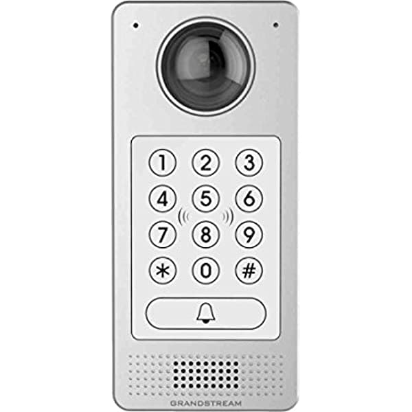 Grandstream Sistema De Puerta De Video Ip Con Cámara De Vigilancia Ip E Intercomunicador Ip (Gds3710)
