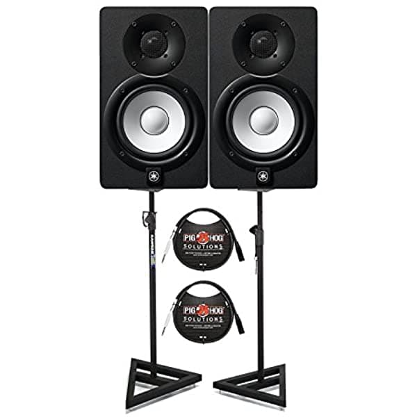 Monitores Activos (Par) Yamaha Hs5 Con Cables Trs Xlr-Macho Y Soportes De Altavoz HS5 13404