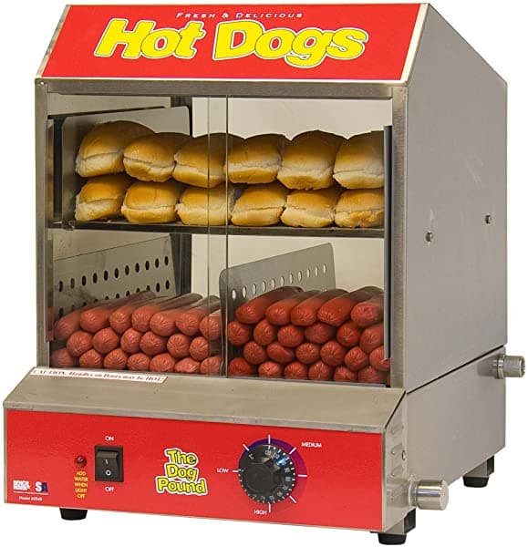Benchmark 60048 Dogpound - Vaporera Para Hot Dogs 120V 1170W 9.8A