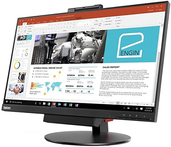 Lenovo Thinkcentre Tiny-In-One 24 Gen3 Monitor A17Tio24 (10Qy-Par1-Us) 23.8 Pulgadas Ips Led Lcd (1920 X 1080)