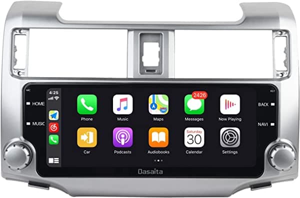 Dasaita Unidad Principal Android 11 De 10.25 Pulgadas Para Toyota 4Runner 2014 2015 2016 2017 2018 2019 Inalámbrico Carplay Bluetooth Radio Gps Navegación Multimedia Música Reproductor De Video Android Auto 4G 64G Px6 Dsp