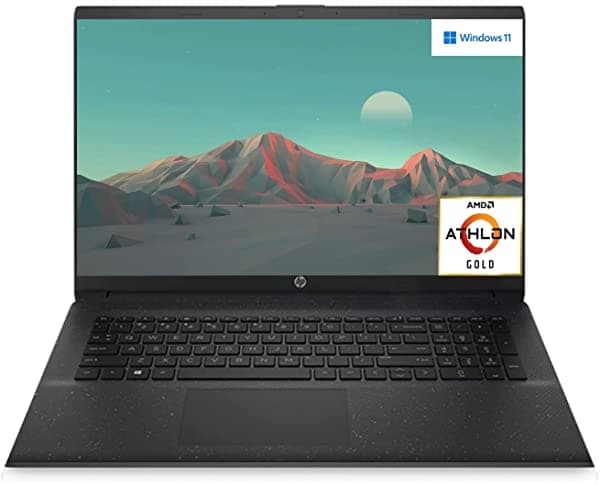 Hp Laptop De 17Z Más Reciente 2022 Pantalla Hd+ De 17.3 Pulgadas Procesador Amd Athlon Gold 3150U 8Gb Ddr4 Ram 1Tb Pcie Ssd Wi-Fi Cámara Web Bluetooth Hdmi Windows 11 Home Negro