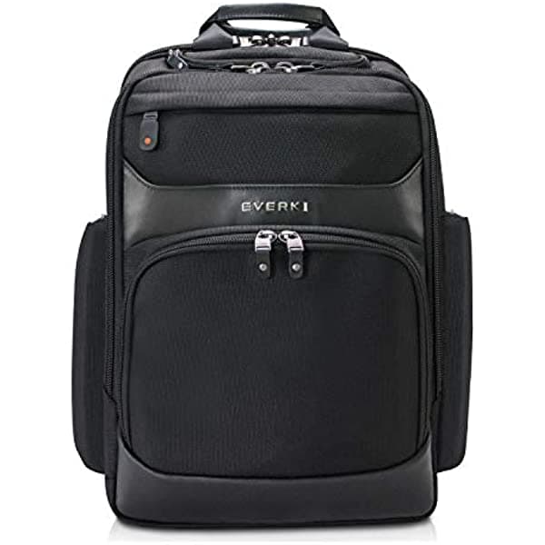 Everki Onyx Premium Business Executive - Mochila Para Portátil De 17.3 Pulgadas Nailon Balístico Y Cuero Apto Para Viajes (Ekp132S17) Color Negro 53885