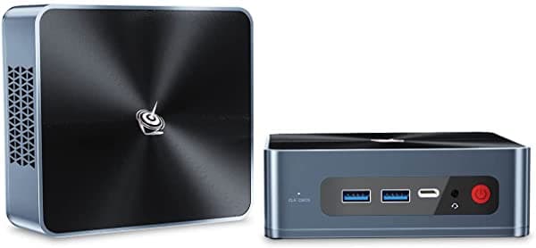 Beelink Sei10 Versátil Mini Pc Windows 11 Intel 10ª Generación I5-1035G4 Hasta 3.7Ghz 16Gb Ddr4 500Gb Nvme Ssd Doble Hdmi 4K 60Hz Disipación De Calor Rápida Mini Soporte Para Computadora Win11/Encendido Automático