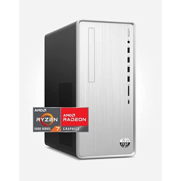 Hp Pavilion Pc De Escritorio Amd Ryzen 7 5700G 16 Gb De Ram Ssd De 512 Gb Windows 11 Pro Conectividad Wi-Fi 5 Y Bluetooth 9 Puertos Usb Combo De Mouse Y Teclado Con Cable Torre Preconstruida (Tp01-2022 2021)