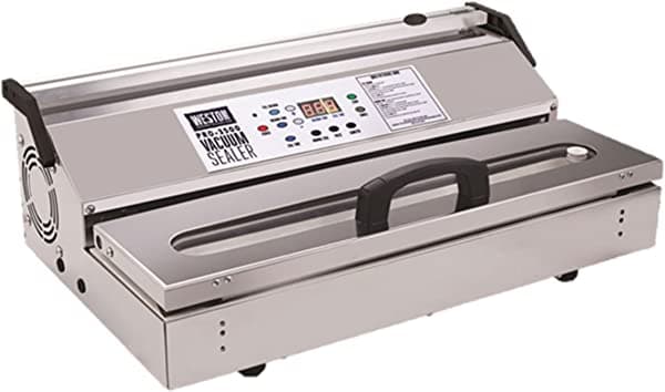 Weston 65-0901-W Pro-3500 Sellador Al Vacío De Grado Comercial Barra De 15 Pulgadas Acero Inoxidable