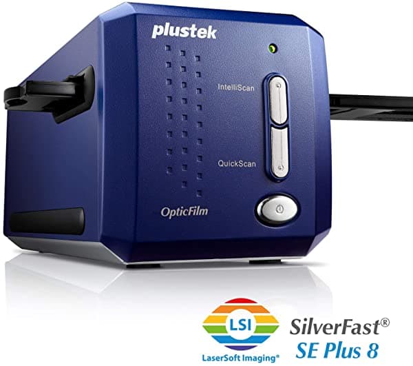 Plustek Opticfilm - Escáner De Película Negativa De 318.898-1.378 In Con 7200 Dpi Y Salida De 48 Bits. Paquete Silverfast Se Plus 8.8 Compatible Con Mac Y Windows OpticFilm 8100