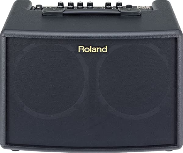 Roland Ac-60 Amplificador De Guitarra Acústica Con Altavoces Duales De 30 W De 6.5 Pulgadas Color Negro