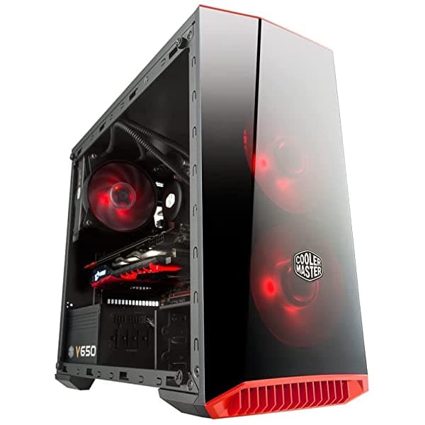 Avgpc Hellfire Series Pc Para Juegos - Amd Ryzen 5 5600G 6-Core 3.90 Ghz Rtx 3050 8Gb Ddr6 16Gb 3200Mhz Ddr4 500Gb Nvme M.2 Ssd Enfriador Líquido De 9.449 In Ventiladores Argb Funda Masterbox 3.1 Lite Tg Windows 10