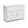 Delta Children Emerson - Cómoda De 6 Cajones Certificado Greenguard Gold Blanco Bianca W551060-130