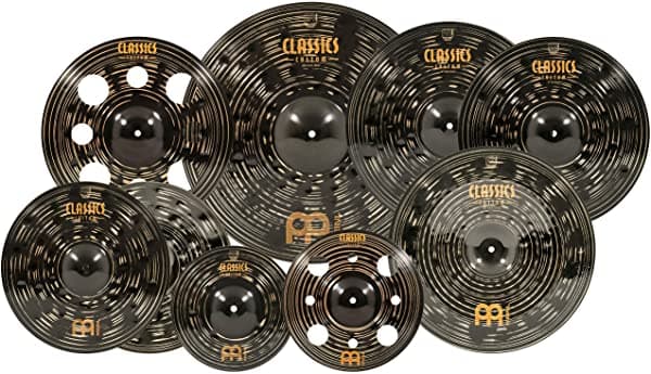 Meinl Platillo Classics Ccd-Es1 - Juego De Platillos Expandibles Oscuros - Fabricado En Alemania - Para Roca Metal Y Fusión 2 Años De Garantía