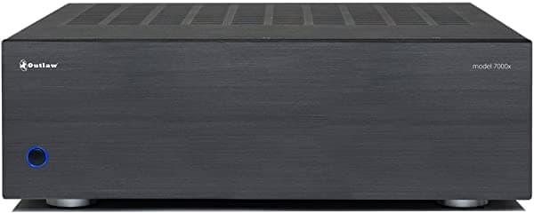 Outlaw Modelo 7000 X 7 Canales Amplificador De Potencia | 7 X 130 Vatios Continuo | Amplificador Ab De Alta Corriente | Entradas Xlr Y Rca Model 7000