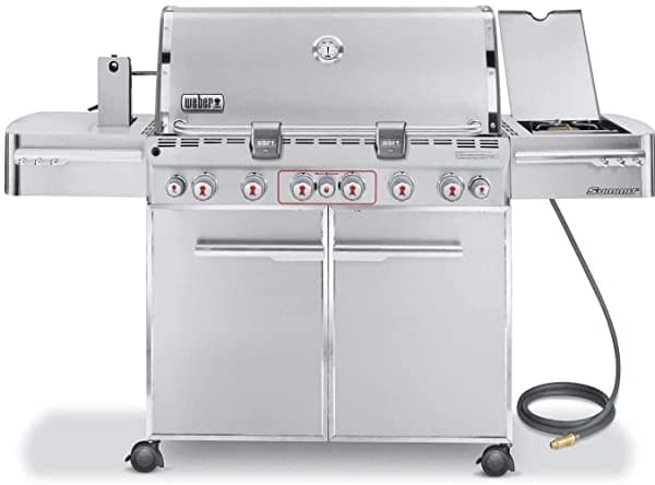 Weber Summit S-670 Gas Natural Gas Grill Acero Inoxidable 7470001