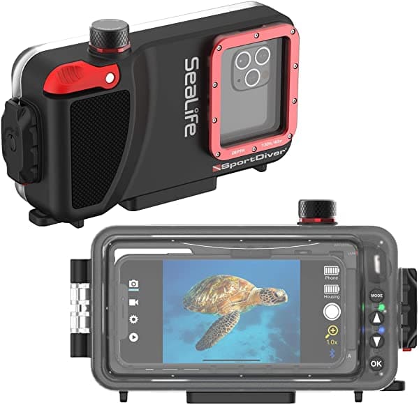Underwater Smartphone Sealife Scuba - Fotografía Impermeable Controles De Cámara De Acceso Alarmas De Fugas (Sin Luz) SL400