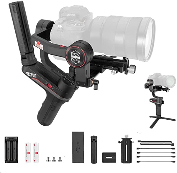 Zhiyun Weebill S - Estabilizador Compacto Para Cámara Réflex Digital Y Sin Espejo Sony A7M3 A7Iii A7R3 Con Lente Gm Nikon Z6 Z7 Panasonic Gh5 Gh5S Canon 5D4 5D3 Eos R Bmpcc 4K 3 Ejes ZY-WEEBILL-S