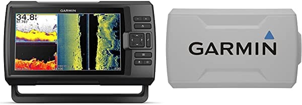 Garmin Striker Vivid 9Sv Bundle Con Transductor Y Cubierta Protectora 9 Pulgadas Color Fishfinder Vivid Scanning Sonar Color Palettes 010-02554-00