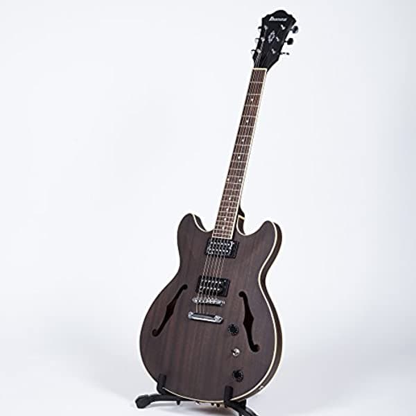 Ibanez Artcore AS53 Guitarra Eléctrica Semi-Hueca (Transparente Negro) Ideal para Jazz y Blues AS53TKF