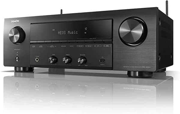Denon Dra-800H Receptor De Red Estéreo De 2 Canales Para Cine En Casa | Amplificación De Alta Fidelidad | Se Conecta A Todas Las Fuentes De Audio | Último Procesamiento Hdcp 2.3 Con Soporte Arc | Compatible Con Amazon Alexa