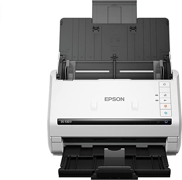 Epson Ds-530 Ii Escáner De Documentos Dúplex A Color Para Pc Y Mac Con Alimentador Automático De Documentos (Adf) //