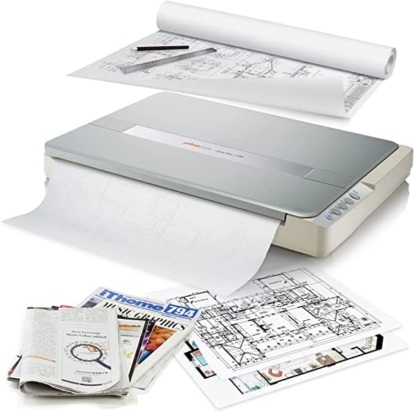 Plustek Os 1180 Escáner Plano A3 Formato Grande De Escaneado Para Gráficos Y Documentos Diseñado Para Biblioteca Escuela Y Soho Escanea A3 En 9 Segundos Apto Para Mac Y Pc 7.83064E+11