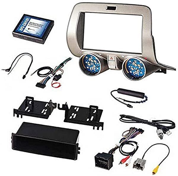 Pac Rpk5-Gm4101 Kit De Repuesto De Radio Integrado Chevrolet Camaro 2010-15 Gris