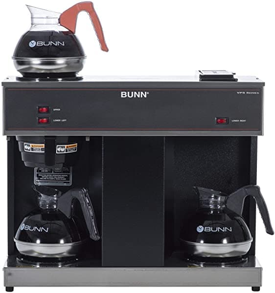 Bunn Pour-O-Matic - Café Pour-Over Acero Inoxidable Color Negro