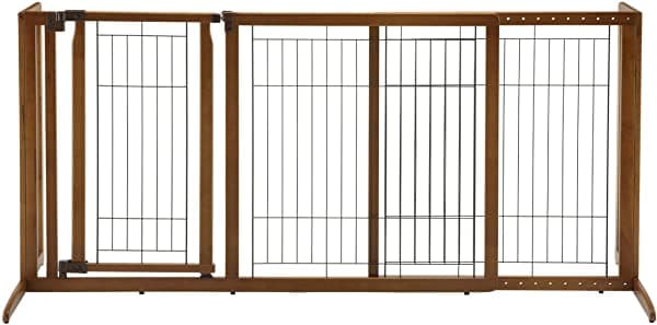 Richell Deluxe - Puerta Independiente Para Mascotas Con Puerta Tamaño Mediano 94189