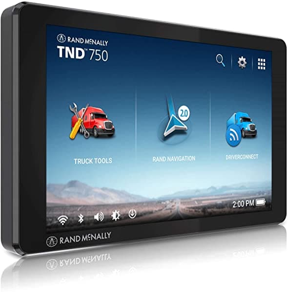 Rand Mcnally Tnd 750 - Navegador Gps Para Camión Pantalla Fácil De Leer Enrutamiento Personalizado De Camiones Y Navegación Rand 2.0
