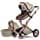 Hot Mom Baby Stroller Carro De Bebé Con Ángulo De Altura De Asiento Ajustable Y Absorción De Choque De Cuatro Ruedas Reversible Paisajismo Alto Y C ‎F22