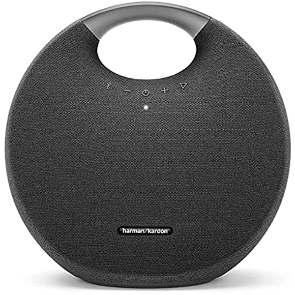 Harman Kardon Onyx Studio 6 - Altavoz Bluetooth Inalámbrico Ipx7 Resistente Al Agua Con Batería Recargable Y Micrófono Integrado Color Negro HKOS6BLKAM