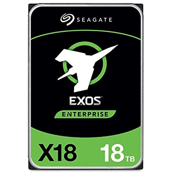 Seagate Exos X18 18Tb Enterprise Hdd - Cmr 3.5 Pulgadas Hiperescala Sata 6Gb/S 7200 Rpm 512E Y 4Kn Formato Rápido Baja Latencia Con Caché Mejorado (St18000Nm000J)