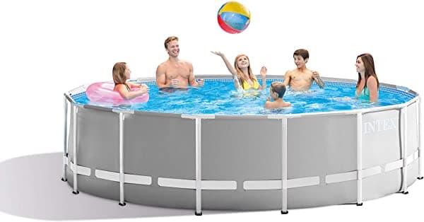 Intex 26725Eh - Piscina Con Marco En Forma De Prisma De 15 Pies X 48 Pulgadas Con Bomba De Filtro De Cartucho