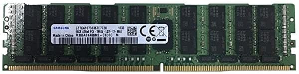 Supermicro Samsung 64Gb Ddr4 Pc4-21300 2666Mhz Lrdimm Quad Ranked Ecc Memoria (M386A8K40Bm2-Ctd) M386A8K40BM2-CTD-1