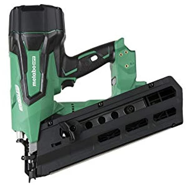 Metabo HPT 18V Inalámbrico Clavadora de Estructura | Herramienta Solamente Sin Batería | Motor Sin Escobillas | Clavos de Tira de Plástico Redondos de 2 Pulgadas Hasta 3-1/2 Pulgadas | Garantía de por Vida | NR1890DRSQ7