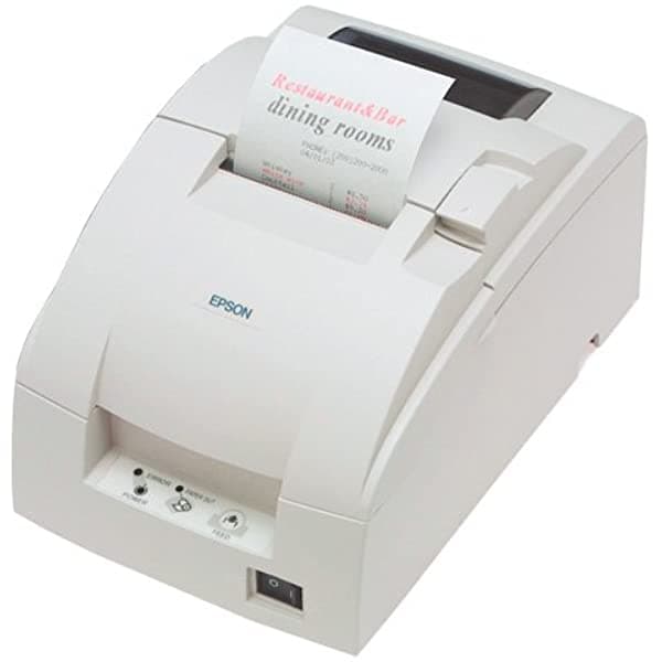 Epson Tm-U220D Impacto Impresión En Dos Colores 6 Lps Ethernet Barra De Desgarro Rohs Fuente De Alimentación (Parte # C825343) Gris Oscuro C31C515A8541
