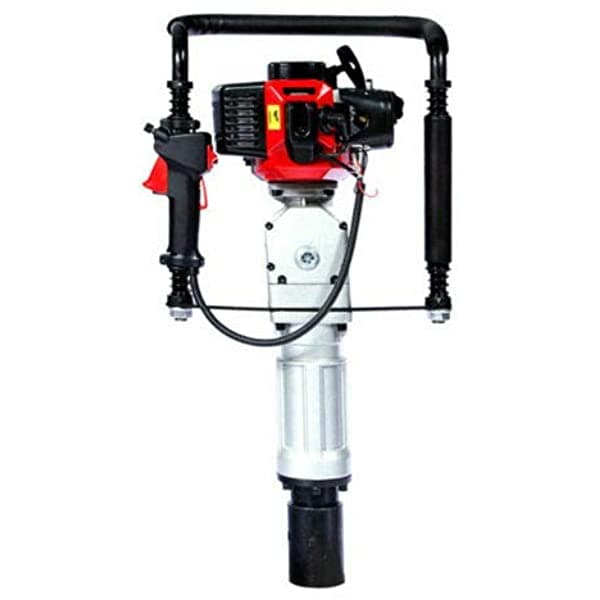 DYRABREST Gasolina Piling Driver 2.3Hp 2 Tiempos 52Cc Gas Potenciados Heavy Duty T Post Driver Piledriver Gas Potenciados Post Drive Motor Push Pile Driver Con Profession Kit OT-MLLCR-1810-QW