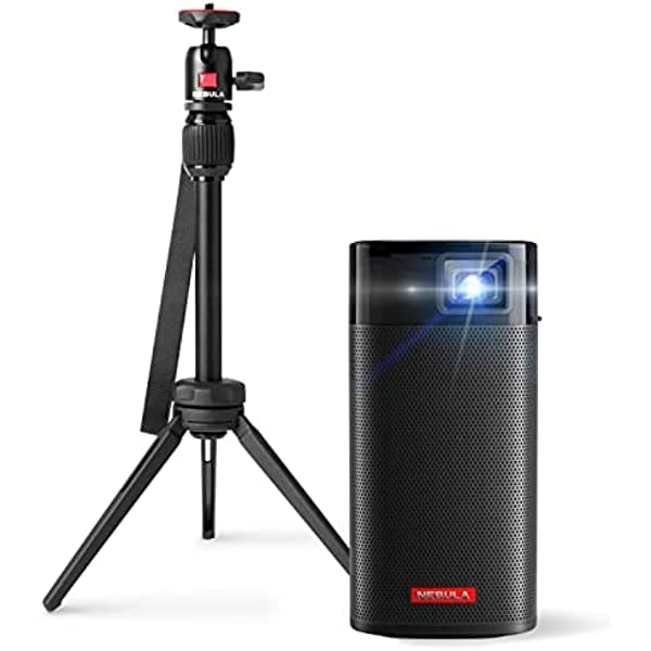 Anker Nebula Apollo con Soporte Ajustable para Tripode Montaje Universal y Rotula de Bola Giratoria