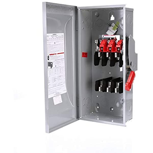 Siemens HF363N 100A 3 Polos 600V 4 Hilos Interruptor de Seguridad con Fusibles Resistente