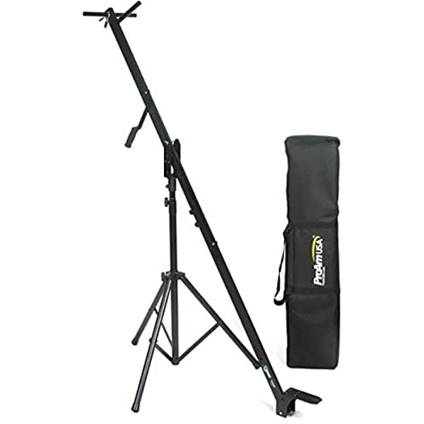 Proam Usa Orion Dvc210 Dslr Cámara De Vídeo Grúa Inclinable Y Paquete De Bolsa - Grúa De Aluminio Para Aviones - Soporte Extensible Para Cámara De Cine Con Soporte De Montaje Superior - 8 Pies DVC210SB