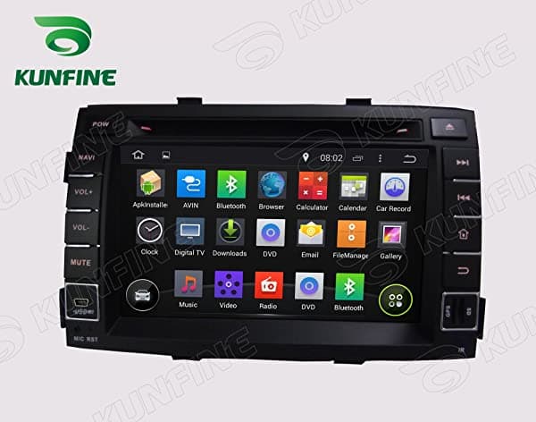Kunfine Yroid 10 Octa Core 4G Ram 32Gb Rom Autoradio Gps Navigation Dvd Multimedia Player Director Control De Volante Stereo Kia Sorento 2011 A KF-V2151Q