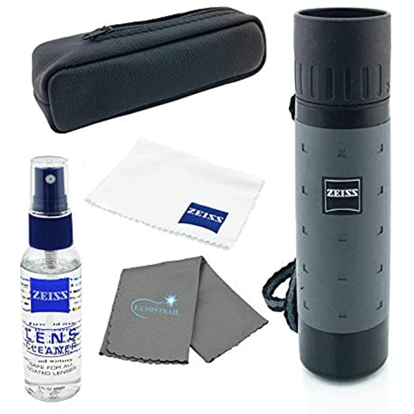 Zeiss Conquest Monocular 10X25 T Lente Bundle Incluye Zeiss Lente Kit Y Tela De Limpieza De Luminrail 52-20-53