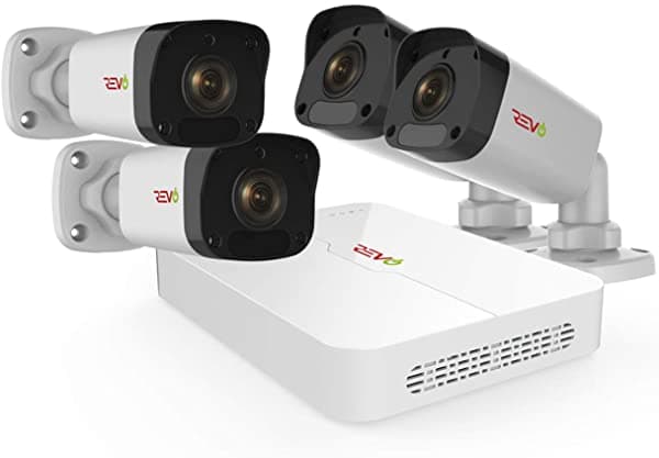 Revo Sistema De Vigilancia Completo America Ultra 16 Canales Color Blanco (Ru162B16G-4T) RU42B4E-1T