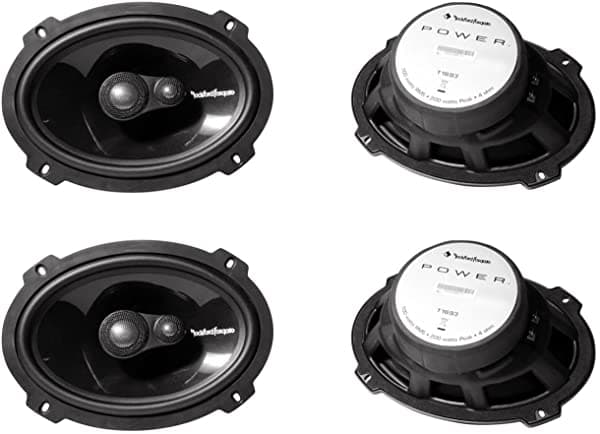 Rockford Fosgate T1693 Power Series - Altavoces De Audio Para Coche (2 Pares 5.9 X 9.1 In)