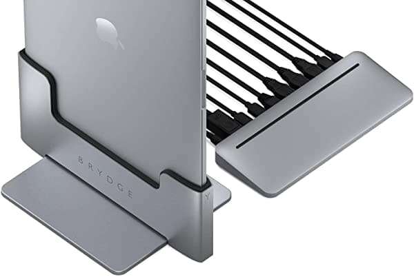 Brydge Macbook Pro De 15 Pulgadas Con Base Vertical Y Eje Multipuerto Stone Pro