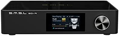 Fanmusic S.M.S.L Sd-9 Mqa - Reproductor De Música De Red Hifi Bluetooth 4.0 Sd9 Compatible Con Dsd Wav Ape Flac Aiff Reproductor De Escritorio Mp3