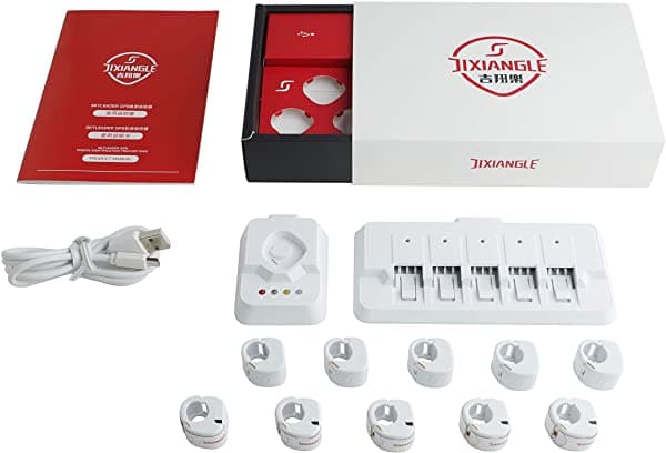 JIXIANGLE Mode 4U-Gps-Pigeon-Tracker-Ring-5-Port-Package Interno Unidad De Disco Óptico
