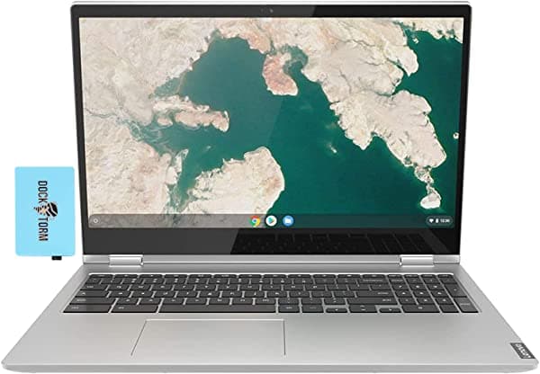 Lenovo Chromebook C340-15 Portátil 2 En 1 (Intel I3-8130U De 2 Núcleos 4Gb De Ram 64Gb Ssd Intel Uhd 620 15.6" Touch Full Hd (1920X1080) Wifi Bluetooth Cámara Web Chrome Os) Con Hub