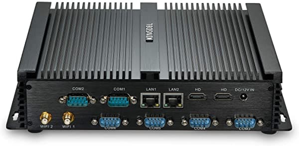 Kingdel Computadora De Escritorio Cpu Intel I5 8 Gb De Ram Y 256 Gb De Ssd Intel Hd Graphics 4400 6 X Com Rs232 4 X Usb 3.0 2 Nics 2 Puertos Hd Windows 10 Pro Carcasa Metálica NC 4000 4200U