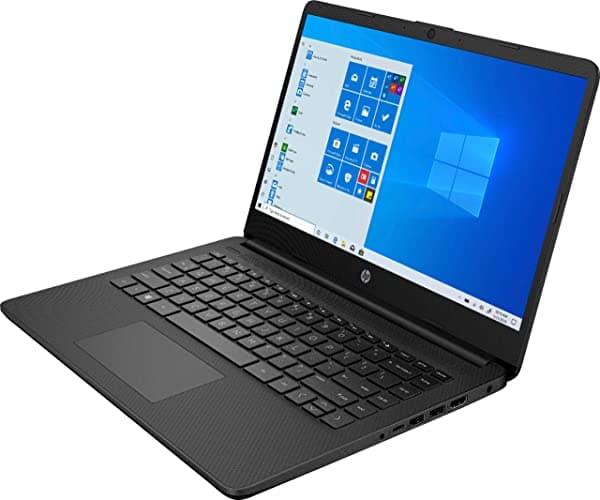 HP Notebook Empresarial con Retroiluminacion WLED HD de 14 Pulgadas AMD Athlon Silver 3050U Hasta 3.2 Ghz 8 Gb DDR4 512 Gb SSD WiFi AC HDMI Bluetooth Camara Web Lector de Tarjetas SD Windows 10 S Mousepad Abys 14-fq
